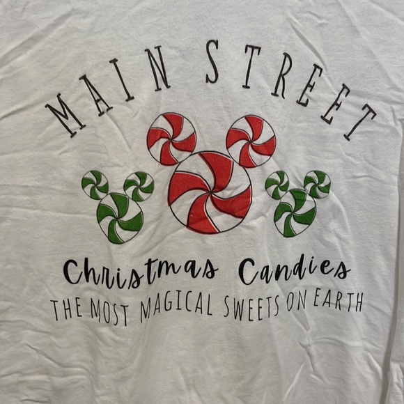 Long sleeve Mickey Christmas candies shirt - Picture 2 of 4